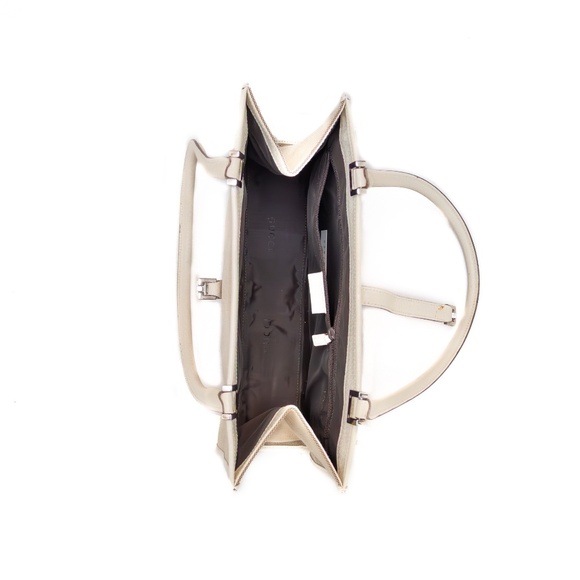 Vintage Gucci Tom Ford Era Beige Canvas &‎ Leather Bag - Picture 8 of 11